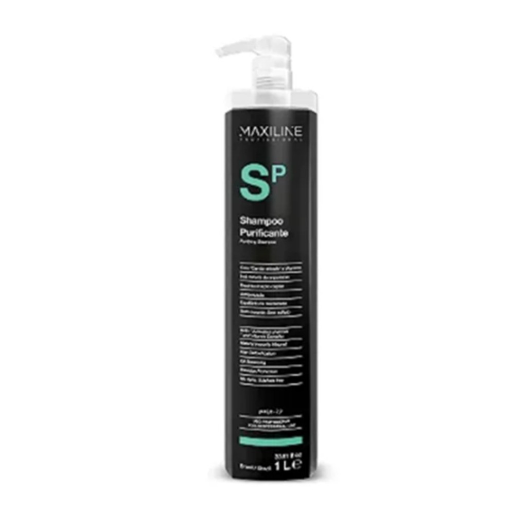 Maxiline Shampoo Purificante com carvão ativado 1 litro