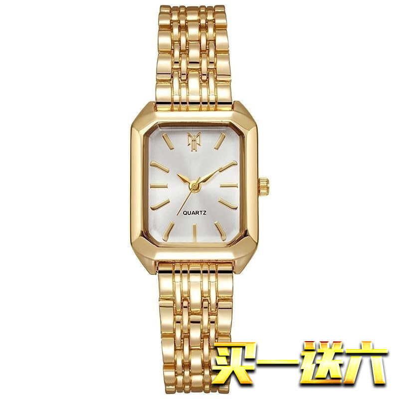 Relógio Elegante Formal Rosé Ouro Relógio Importado Barato Feminino Relógio feminino nicho luz luxo High-End ins estilo