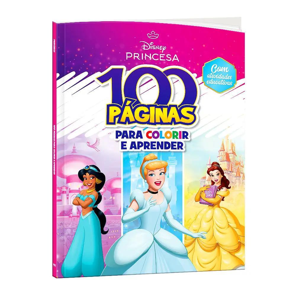 100 Páginas para Colorir Disney - Princesas