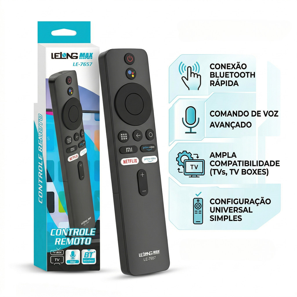 Controle Remoto Compatível com Xiaomi Mi 3 Mi S 4 K E Mi Stick Tv