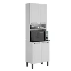 Paneleiro em Aço 70cm Branco com Espaço para Forno Florença Itatiaia