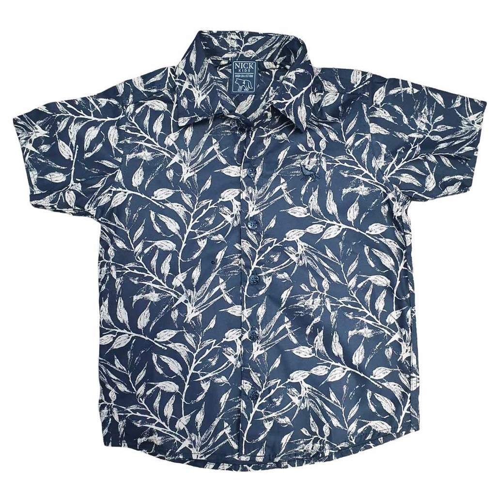 Camisa Manga Curta Infantil Preta