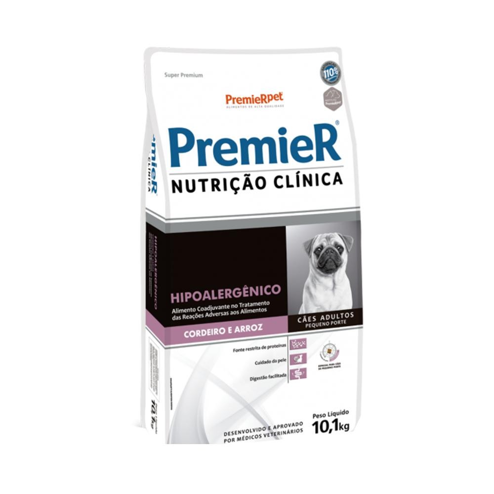 Ração Premier Clínica Hipoalergênico Cães Adultos Porte Pequeno Cordeiro E Arroz 10,1Kg em Oferta na Shopee