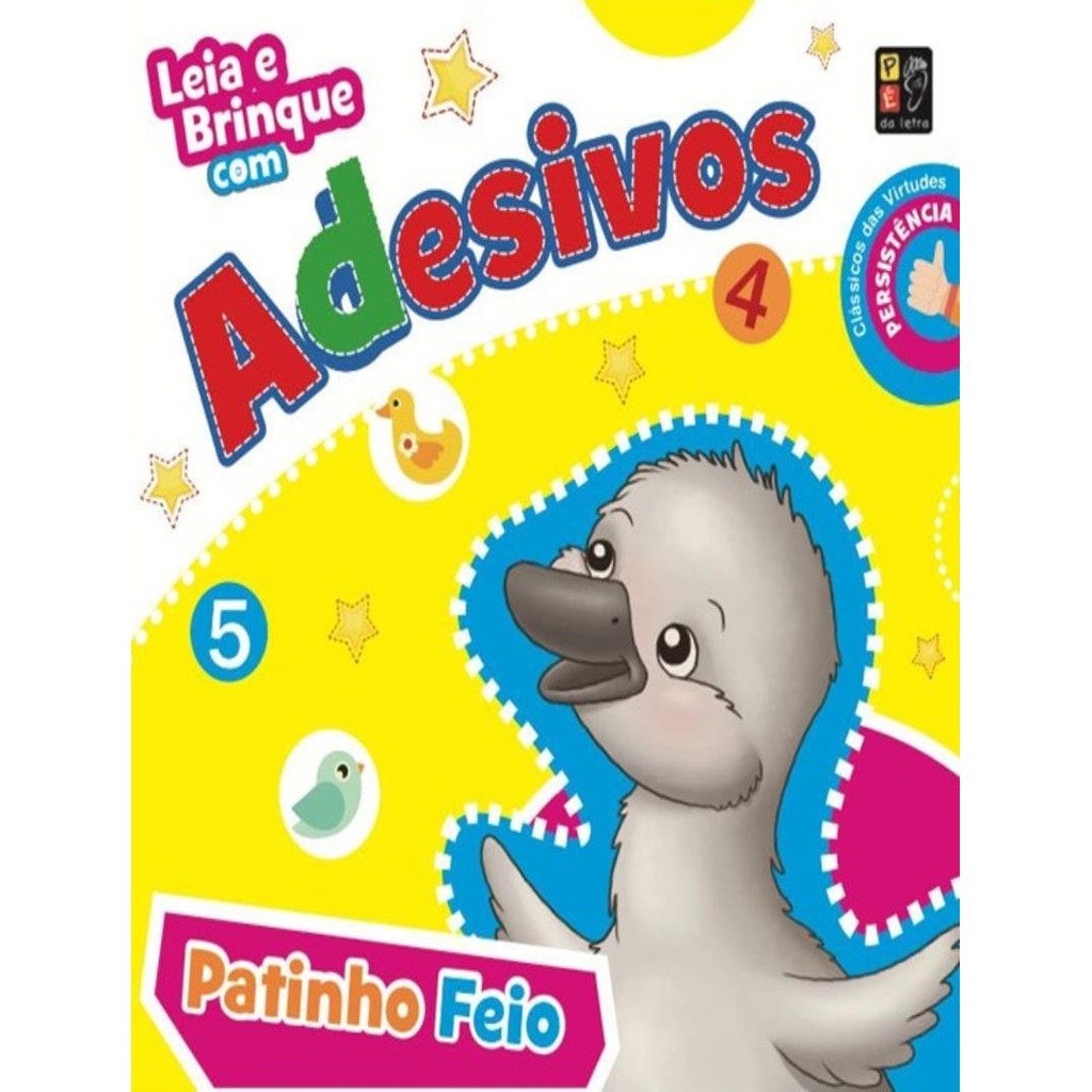 Livro - Leia E Brinque Com Adesivos - Patinho Feio