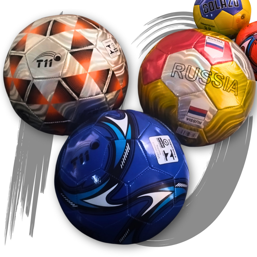 Kit 10 Bola De Futebol Atacado Campo Quadra Treino Sortido