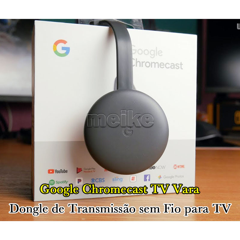 Google Chromecast Dongle De Fundição De TV Sem Fio Ultra Com Suporte Netflix YouTube Spotify 4K HD Conecte Seu to TV