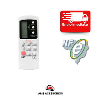 Controle Remoto Compatível Ar Condicionado Philco Elgin PH24000 em Oferta na Shopee