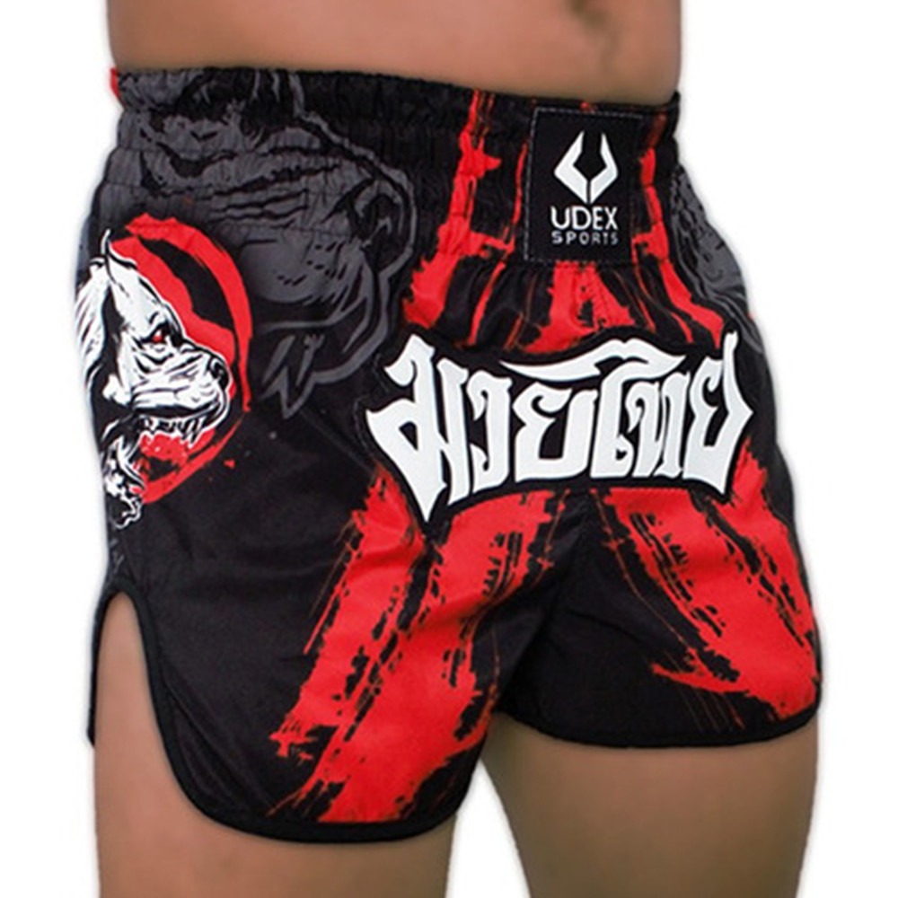 Short Muay Thai Unissex bermuda calção Cão Bravo Udex Sports