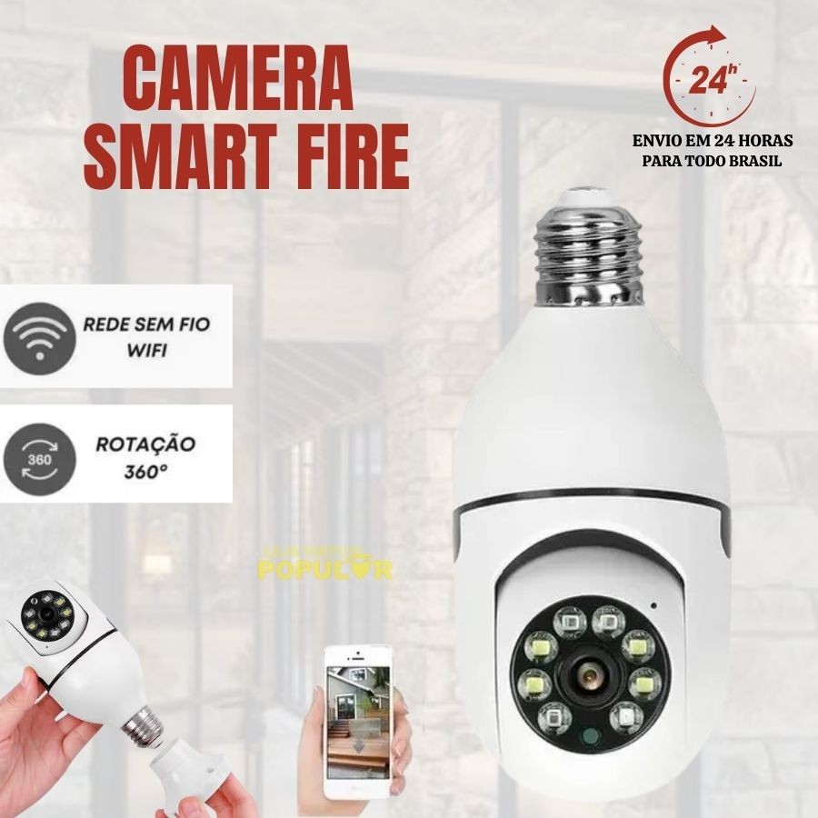 Câmera Segurança 360 Infravermelho Sem Fio Wifi Yoosee