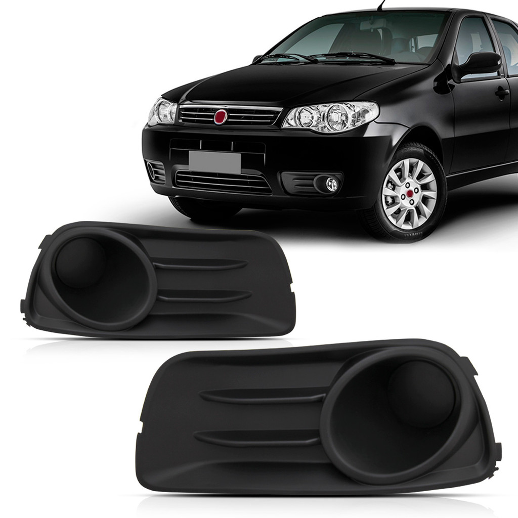 Grade Moldura Milha Palio Way 2016 2017 Sem Furo em Oferta na Shopee