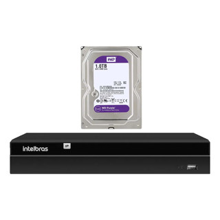 Gravador Ip Nvr 4 Canais Poe Nvd 1404 P + Hd 1 Tb Purple Intelbras em Oferta na Shopee