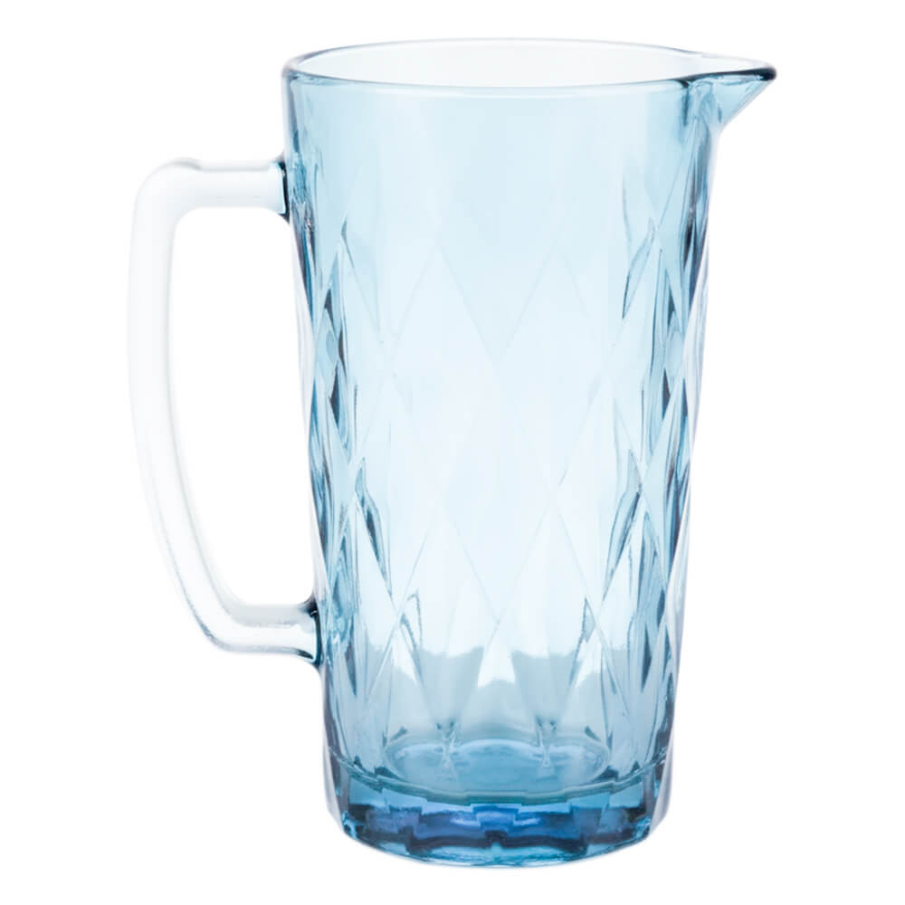 Jarra de Vidro Diamond Stella Azul 1,2L - Vista Home