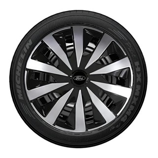 Jogo 4 Calotas Esportiva Aro 13 14 15 Universal Ford Volkswagen Chevrolet Fiat Modelo Novo Seven em Oferta na Shopee