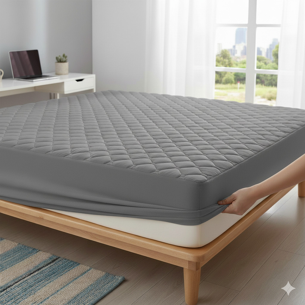 Protetor Para Colchão 100% Impermeável Com Elástico Matelado Solteiro Casal Queen King Macio Confortável
