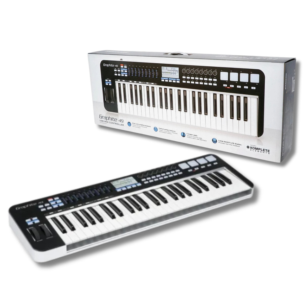 Controlador Samson MIDI Graphite 49 SAKGR49 USB 9 Faders