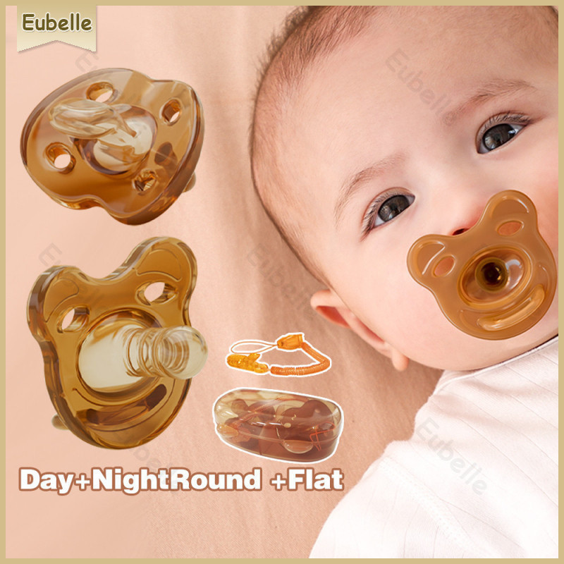 Kit 4 Tipo Dorminhoco Chupetas Calmante Silicone Super Macio Urso + Estojo e clipe de chupeta em Oferta na Shopee
