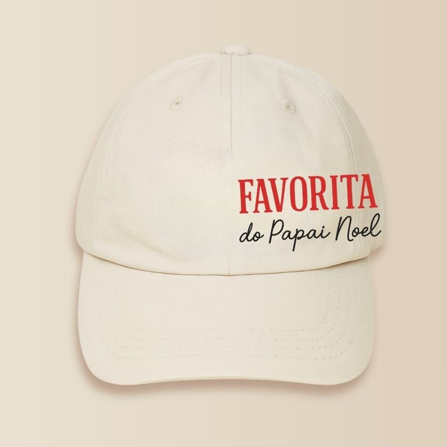 Boné Estampado - Favorita Do Papai Noel - 1 unidade - Rizzo