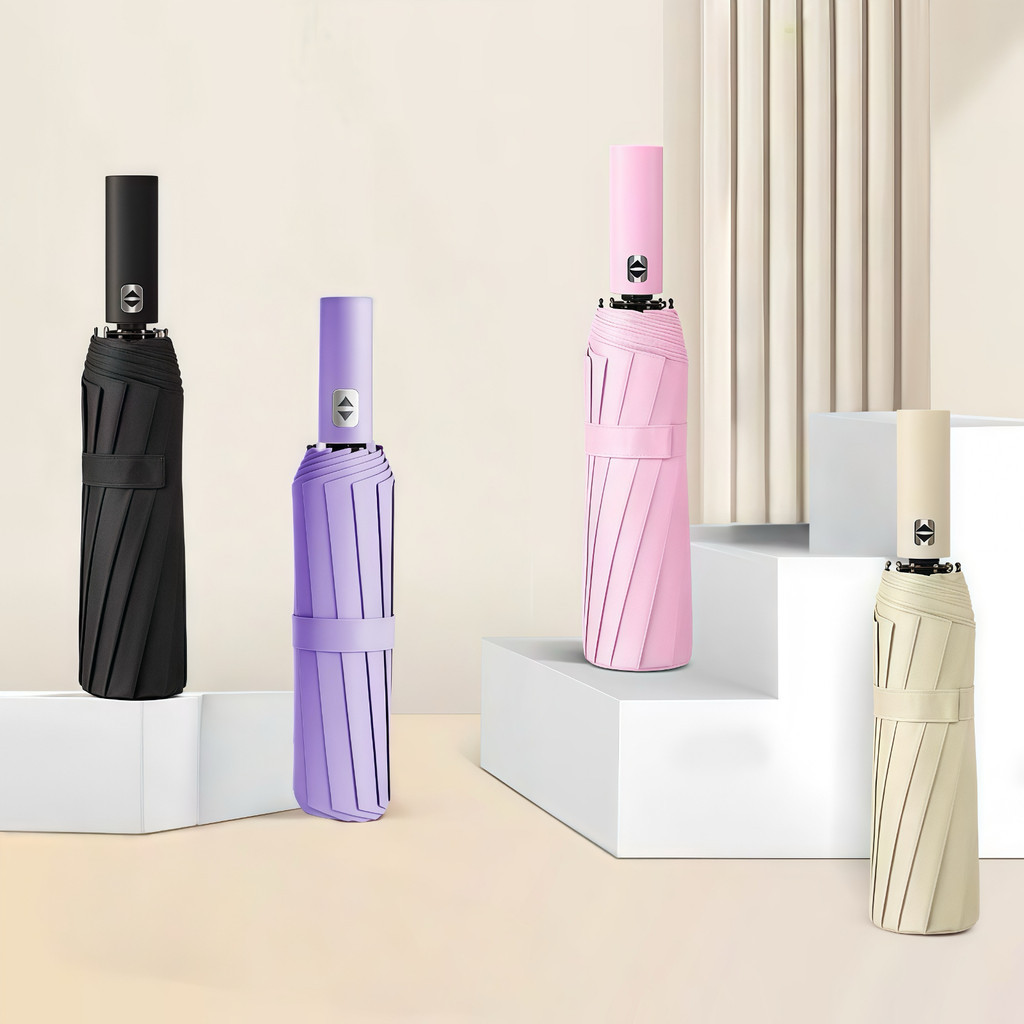 Guarda Chuva Abre e Fecha Automático Reforço Nas Varetas Contra Vento Proteção Solar Blackout 688/2503