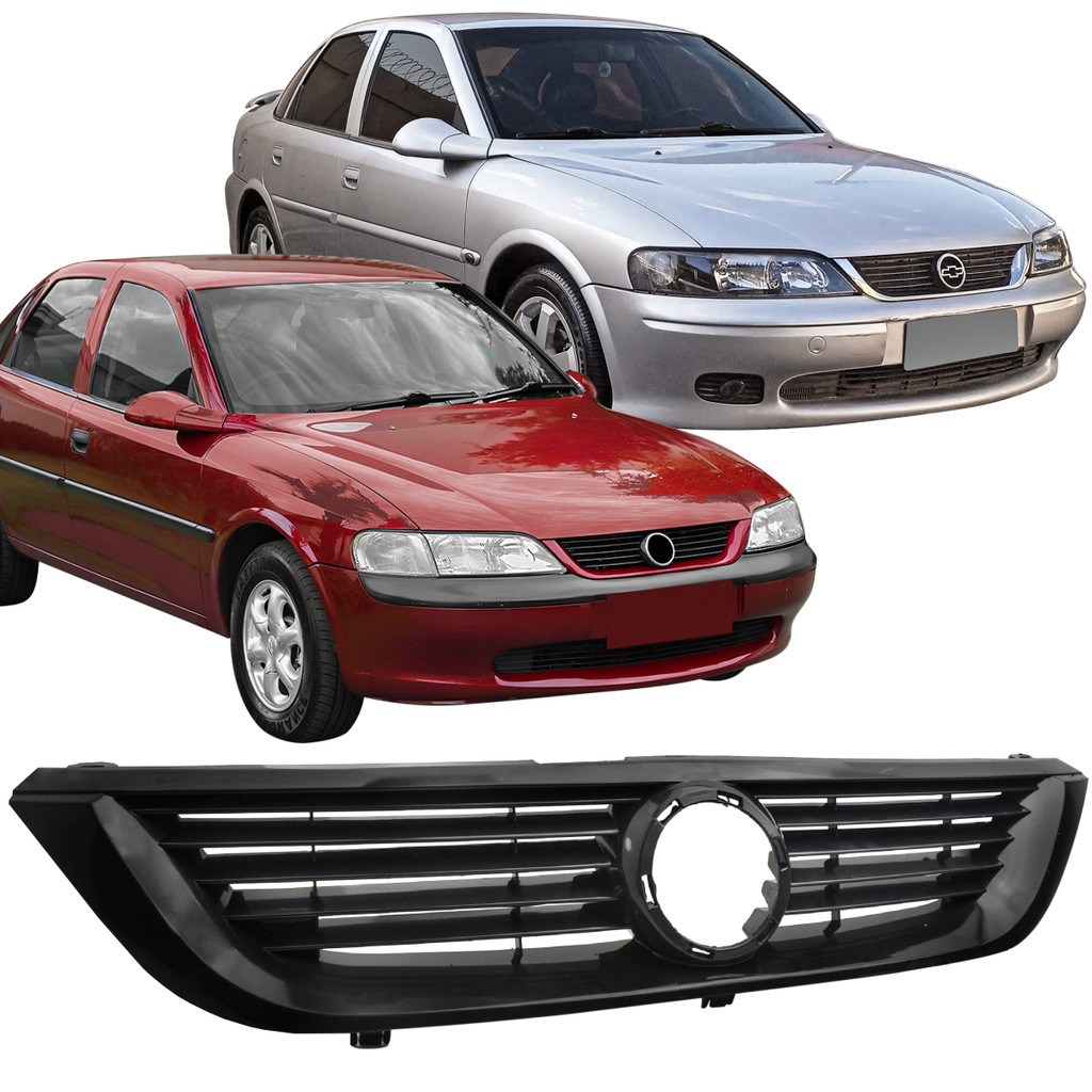 Grade Dianteira Chevrolet Vectra 1999 a 05 Preta Texturizada Sem Emblema Central
