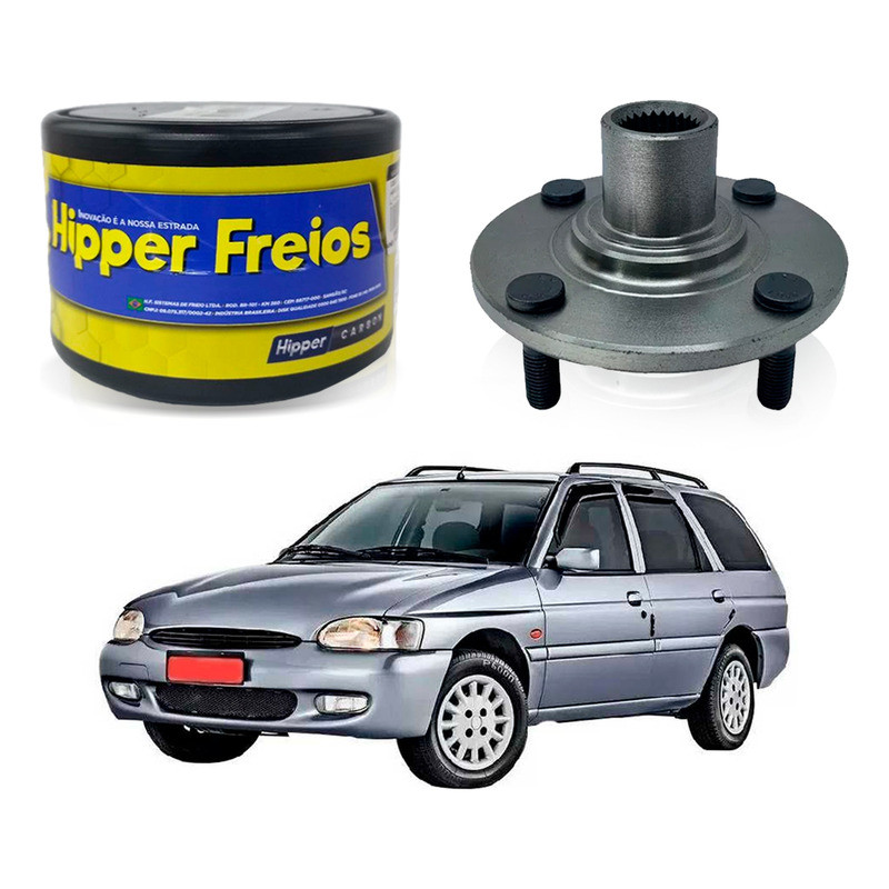 Cubo Roda Dianteiro Escort Sw 1.6 1.8 1998 A 2003 em Oferta na Shopee