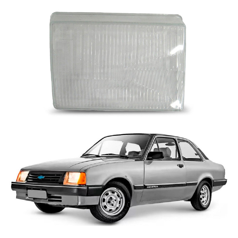 Lente Do Farol Esquerda Gm Chevette 1.6 1988 A 1994 em Oferta na Shopee