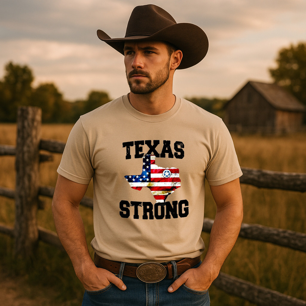 Camiseta Country Wear Cowboy Camisa Gola Redonda