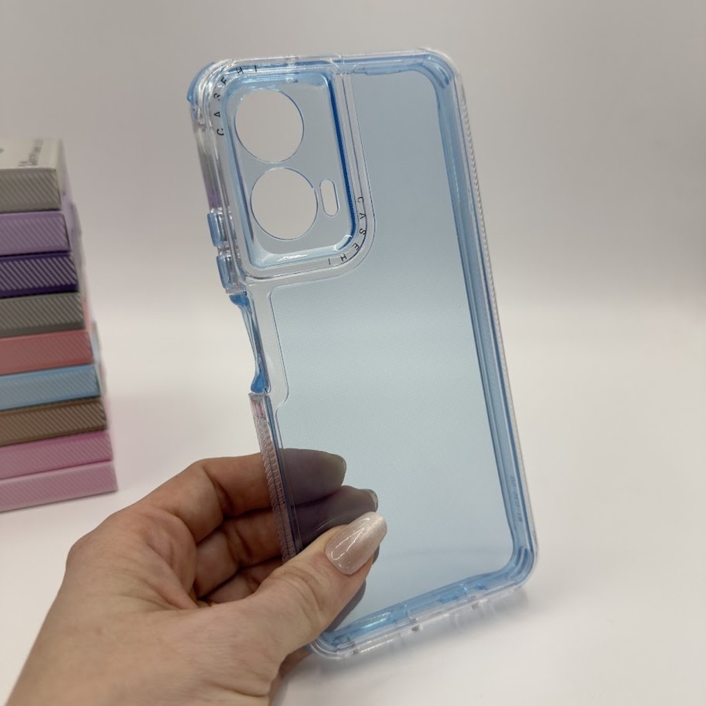 Capa Para Motorola Moto G35 Space Premium Silicone Transparente