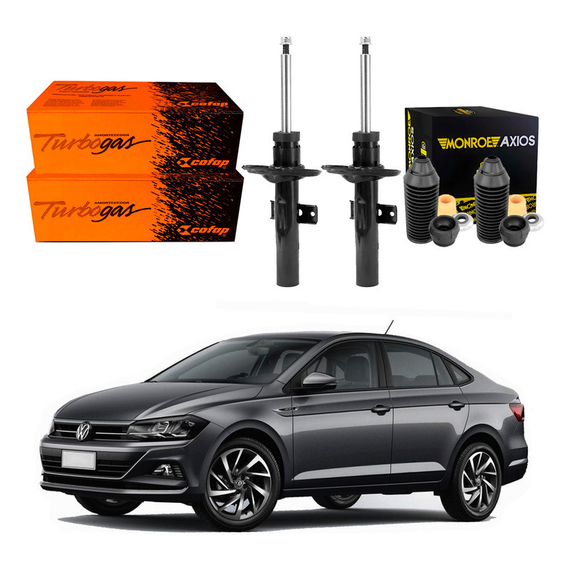 Kit Amortecedor Dianteiro Virtus 1.0 Tsi 2017 A 2022 em Oferta na Shopee