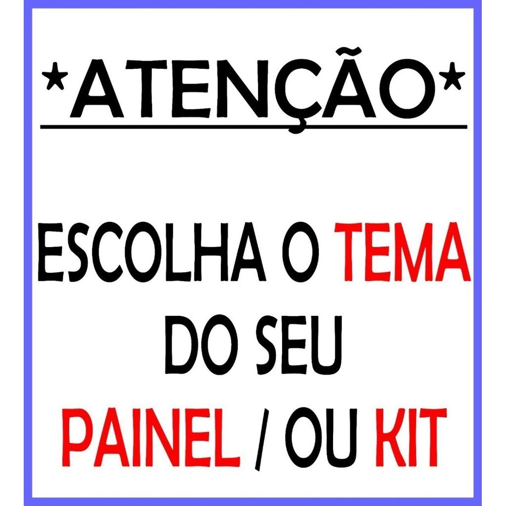 Display de mesa A Sua Escolha 5 peças de 25cm Mdf 3mm