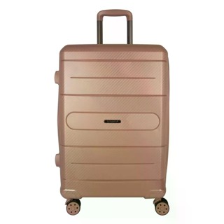 Mala Média 23kg Polipropileno Rodas Giro 360° Berlim Black Eco Le Postiche em Oferta na Shopee