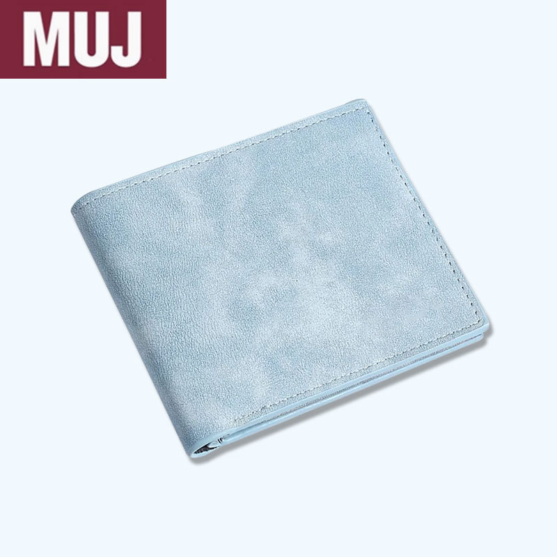 carteira masculina carteira masculina com ziper Japão Muji importado MUJ titular do cartão carteira um masculino Ultra-f