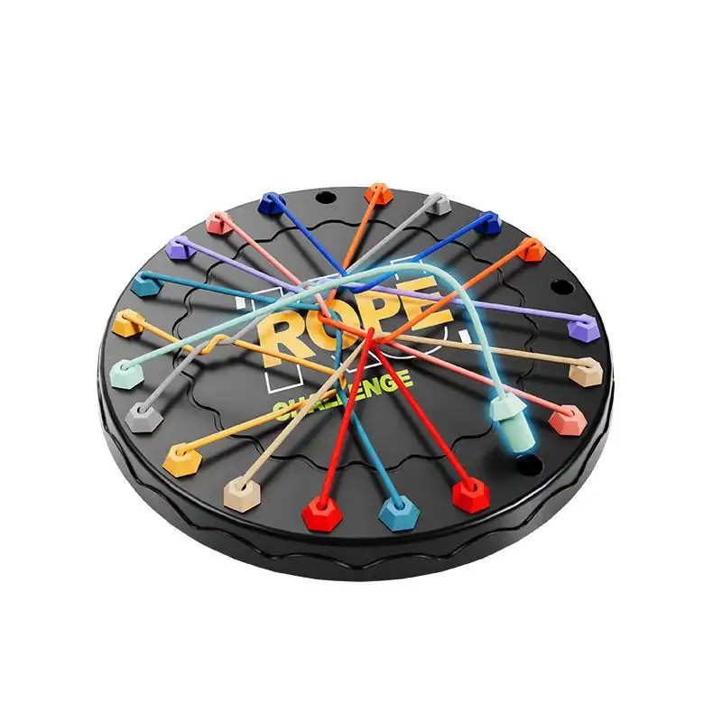 Jogo de Mesa para Desembaraçar Cordas, 1 Conjunto de Jogo de Tabuleiro de Lógica, Jogo Interativo para Pais e Filhos, Br