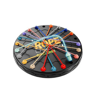Jogo de Mesa para Desembaraçar Cordas, 1 Conjunto de Jogo de Tabuleiro de Lógica, Jogo Interativo para Pais e Filhos, Br