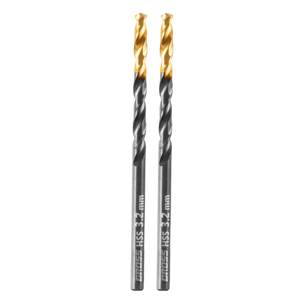 BROCA ACO RAPIDO PROFISSIONAL 3,2MM 2PCS GROSS