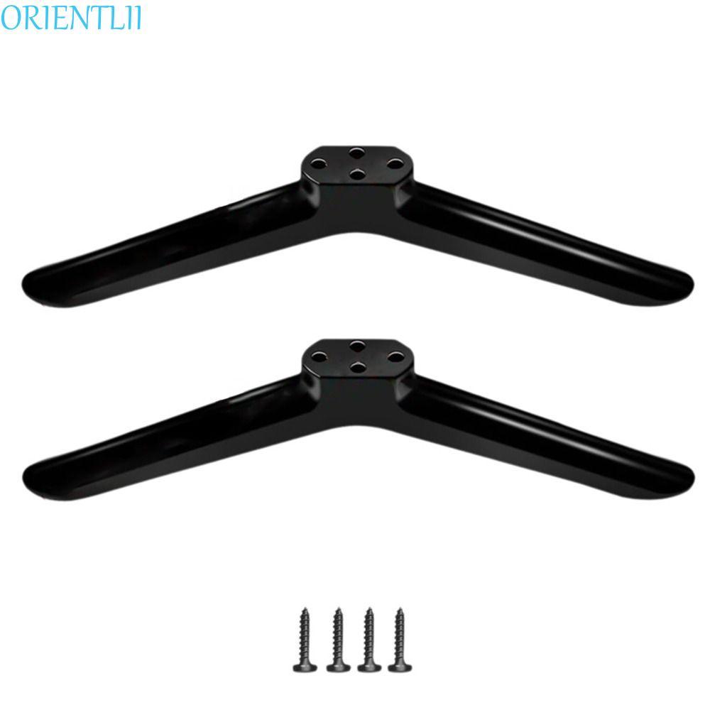 Pernas De Suporte De Base De TV ORIENTLII , Com Almofadas Antiderrapantes Preto , Universal Para Pés De Pedestal
