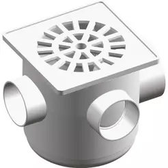 Caixa Sifonada Herc Quadrada 2259 100x100x50mm