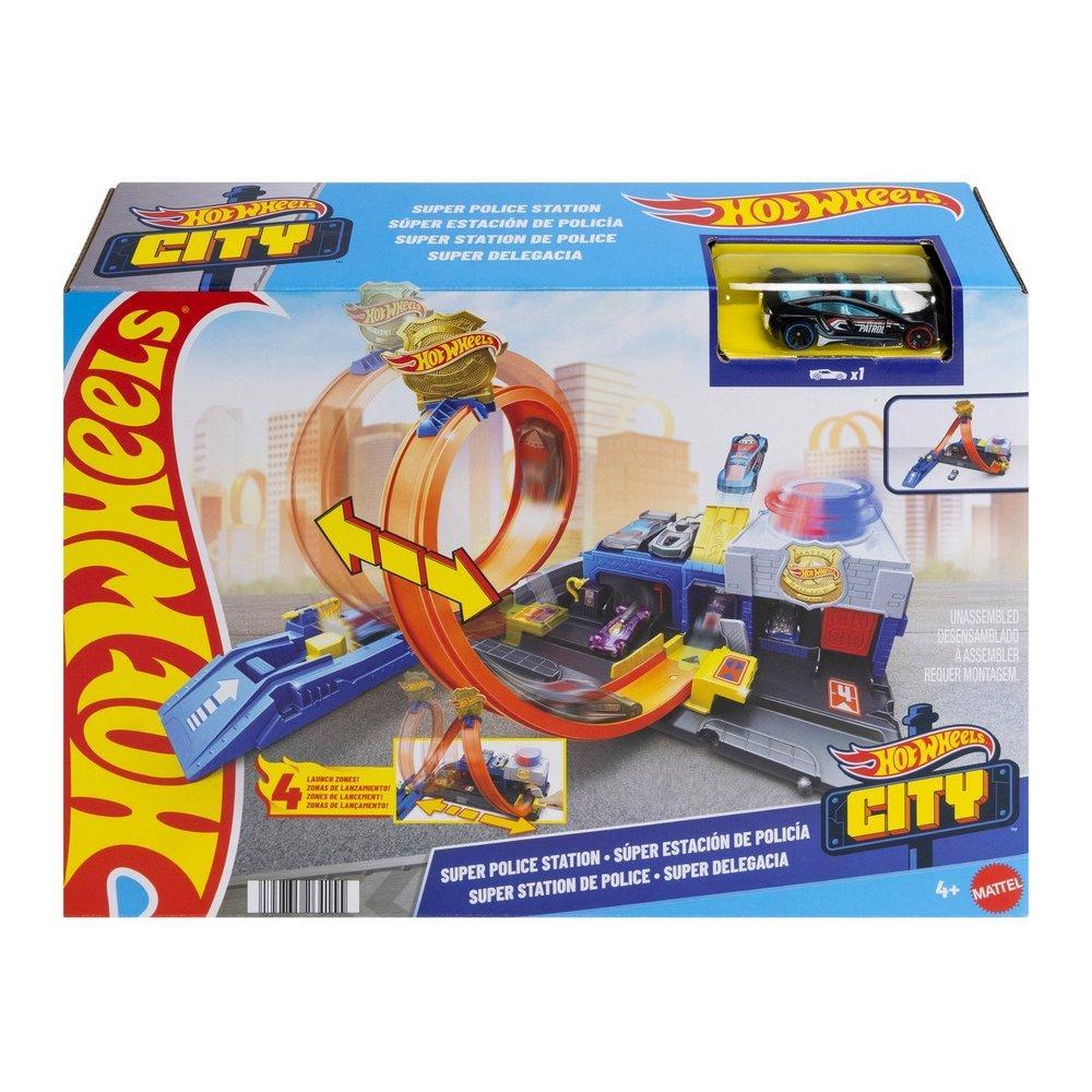 Pista Hot Wheels Super Delegacia de Policia JBM71