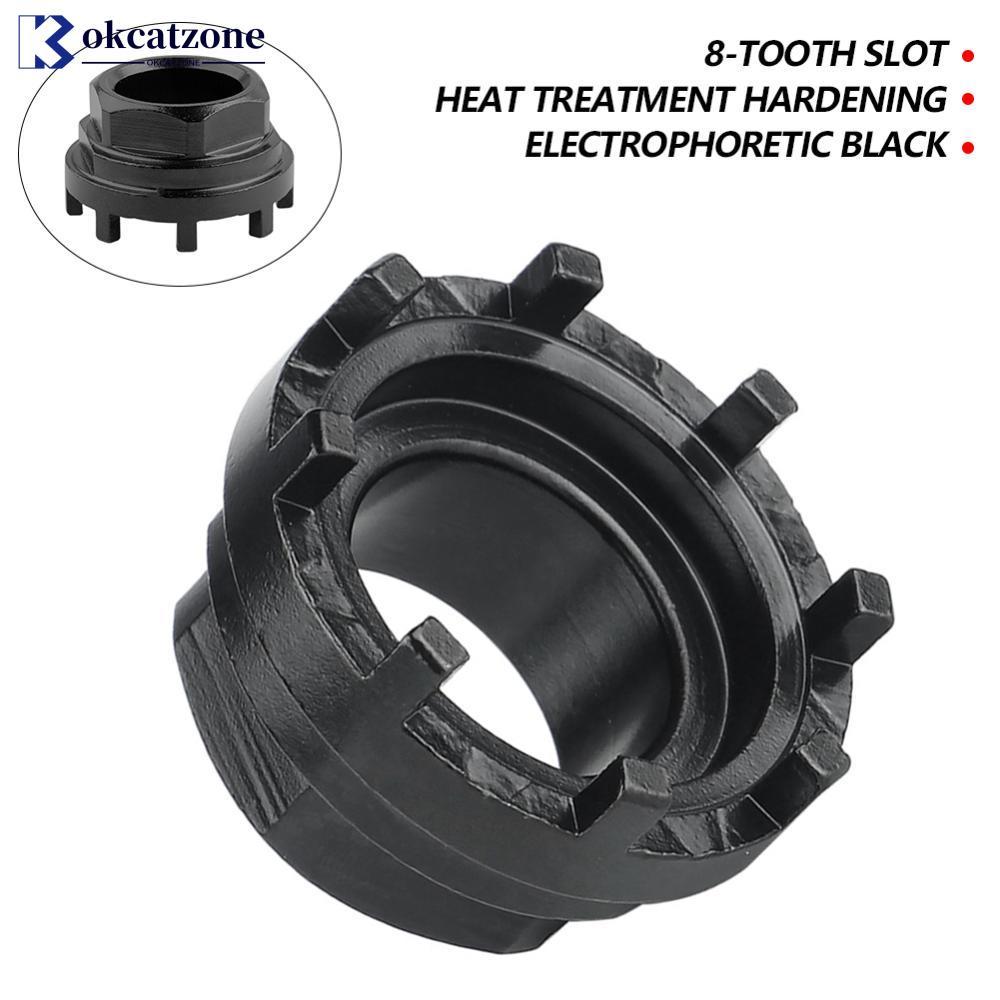 OKCATZONE Suporte Inferior Lateral Para Bicicleta Ferramenta De Oito Entalhes Copos ISIS BB Instalar e-Bike 8 Dentes Mon