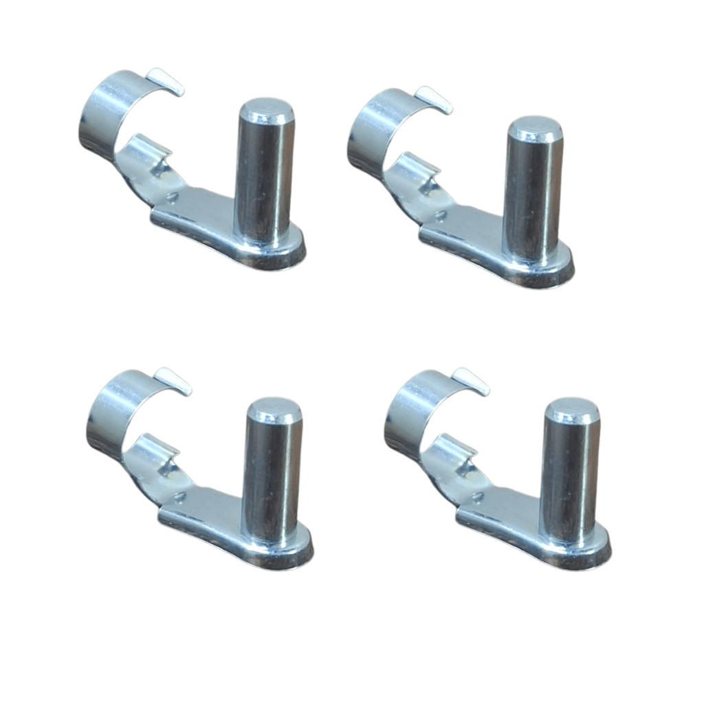 kit 4 Presilha cabo do acelerador 8x20mm p/ cabo 16mm 812457