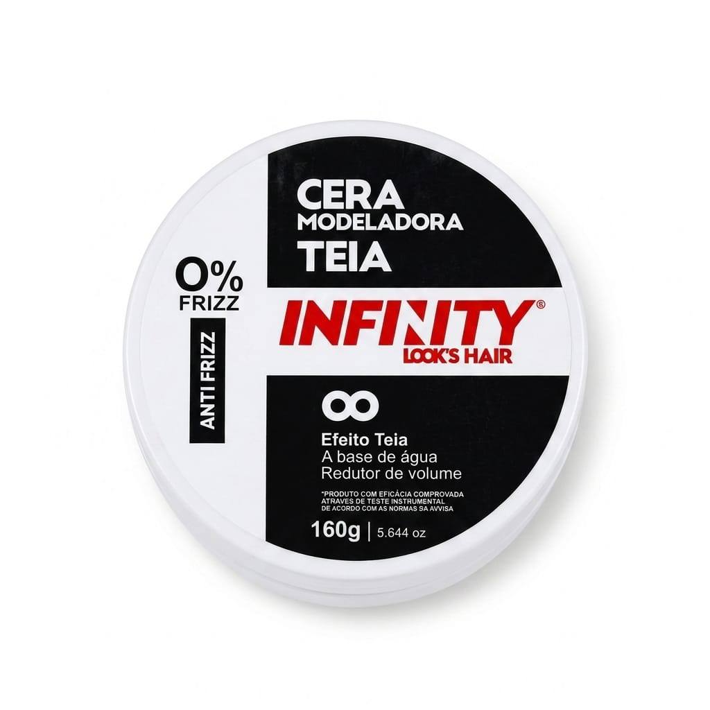 Pomada Modeladora Efeito Teia Infinity 160g Anti Frizz Fixação Forte