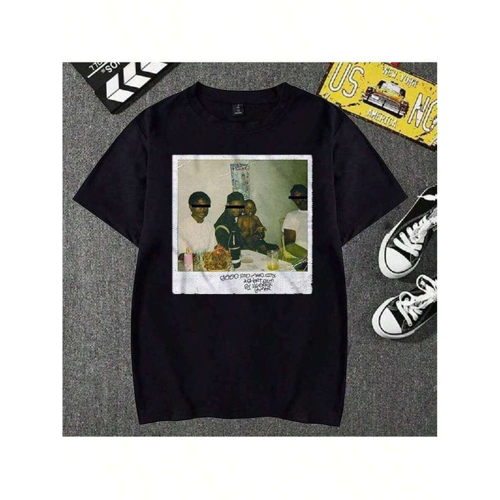 Camiseta Básica Masculina Kendrick Moda Streetwear Rap Hip-Hop