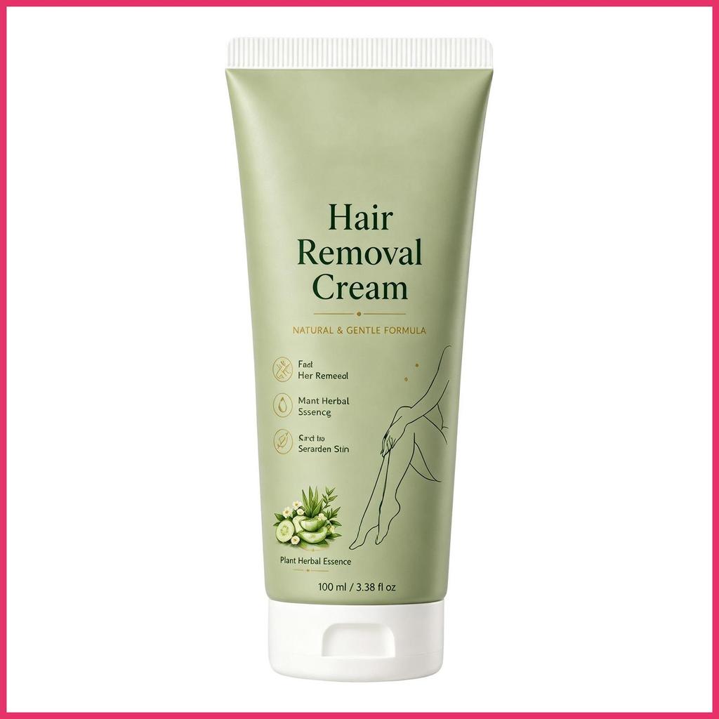 Creme De Remoção De Pelos 100ml , Loção Nutritiva E Calmante Para Pele Sensível , Removedor Corporais Braços , Mãos , So