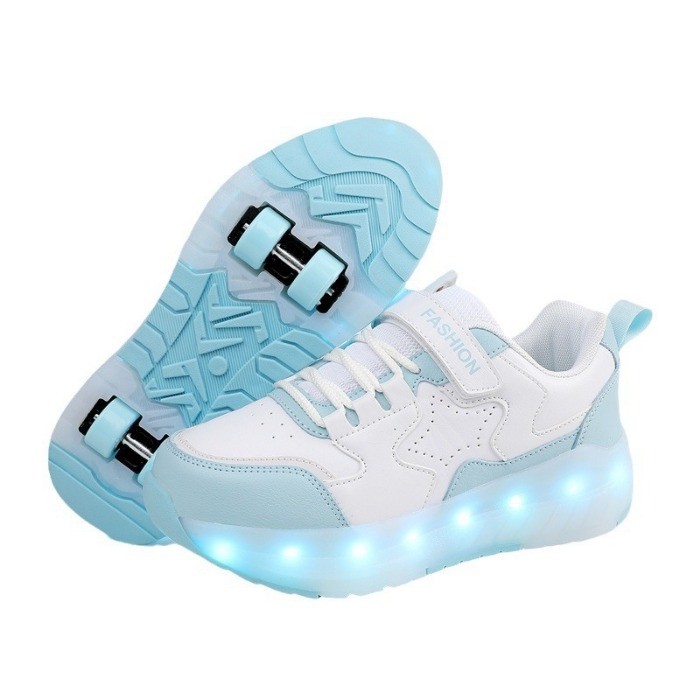 Novo Estilo De Salto Piscante , Patins De Quatro Rodas , Sapatos Com Para Meninos E Meninas De Patinação Como Presentes