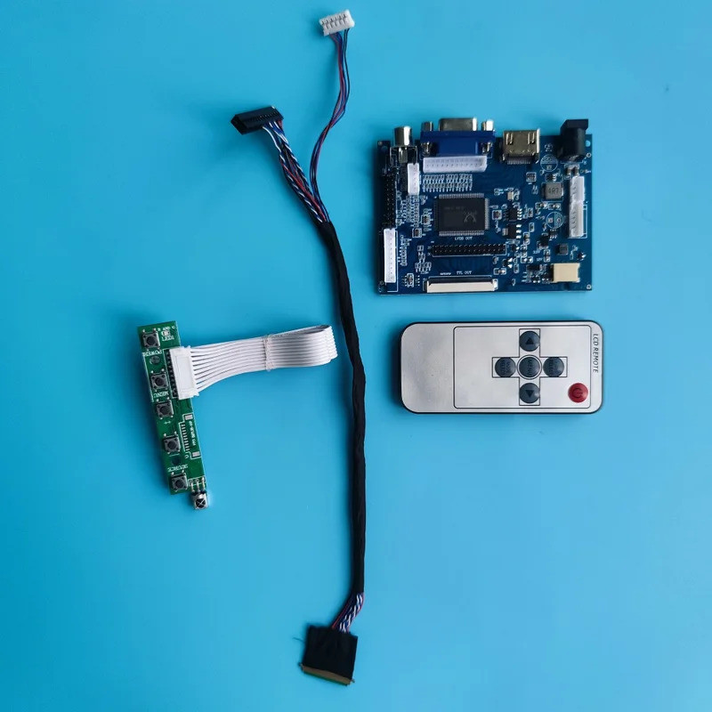 Kit de trabalho para LP140WH4 1366x768, placa controladora, painel de tela, monitor VGA AV, driver de display LED, compa