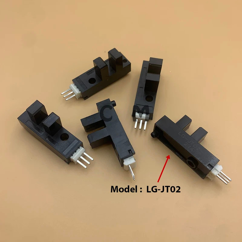 4 Peças Sensor de Posição Inicial LG-JT02, Interruptor de Fim de Curso em Formato F para Impressora Plana UV Eco Solvent