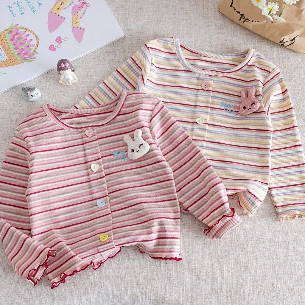 Marca menina listrado de manga curta primavera menina bebê médio pequenas crianças meia manga camiseta moda primavera ou