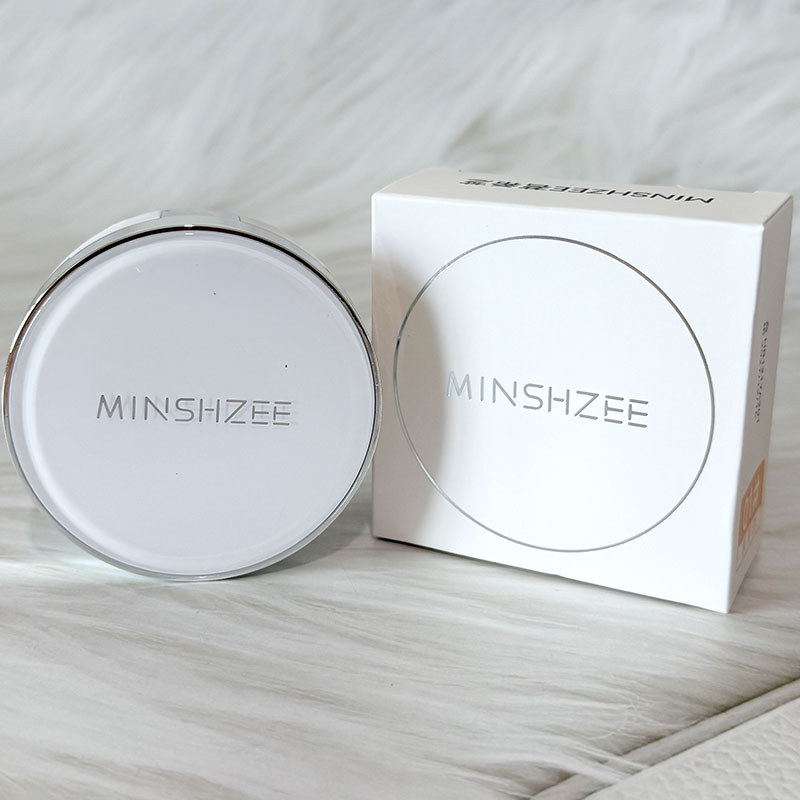 MINSHZEE MINSHZEE Almofada de Pele Clara BB Creme Hidratante Retoque Tom de Pele Corretivo Base Maquiagem À Prova D 'Águ