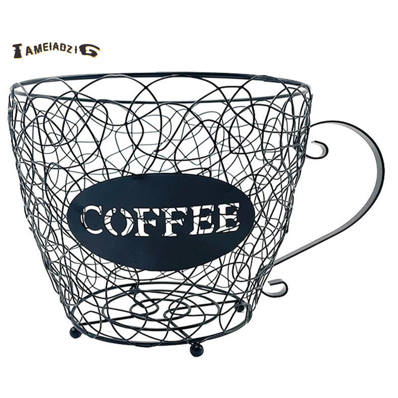 [Entrega Rápida T] Cápsula De Café Cesta De Armazenamento Universal Xícara Organizador De Cápsulas Suporte Preto Para Ca