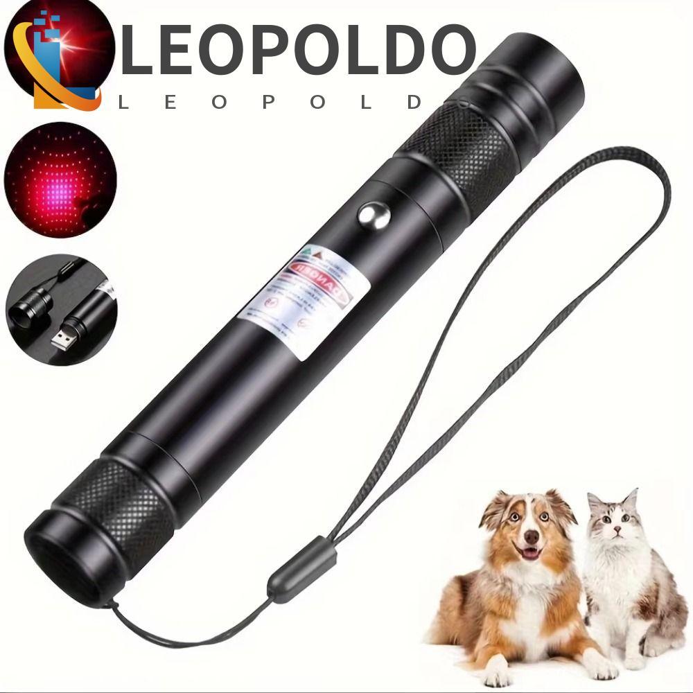 Ponteiro Laser Verde Vermelho LEOPOLDO , Alta Potência Com Caneta De Demonstração A Tampa Estrela , Portátil