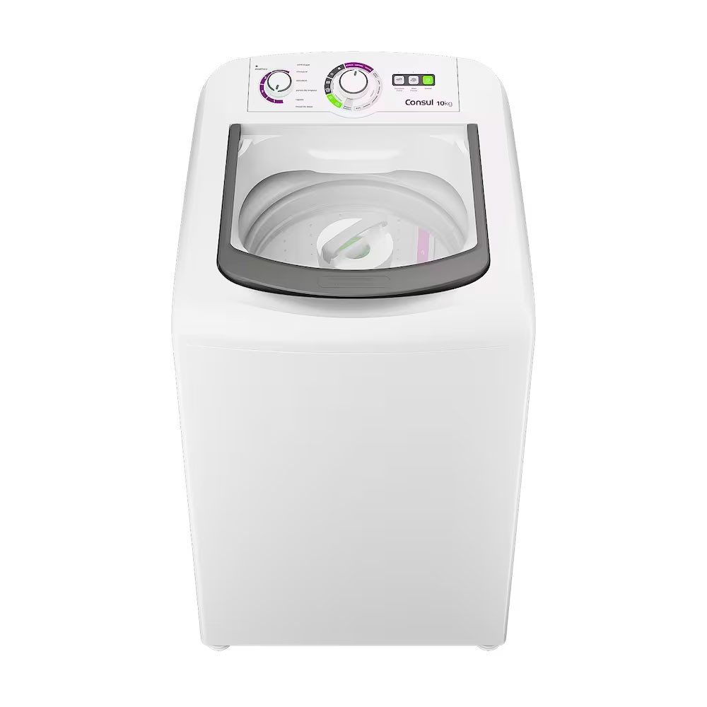 Máquina de Lavar CWB10BB 10kg Dosagem Econômica Ciclo Praia Filtro Anti-Fiapo Consul